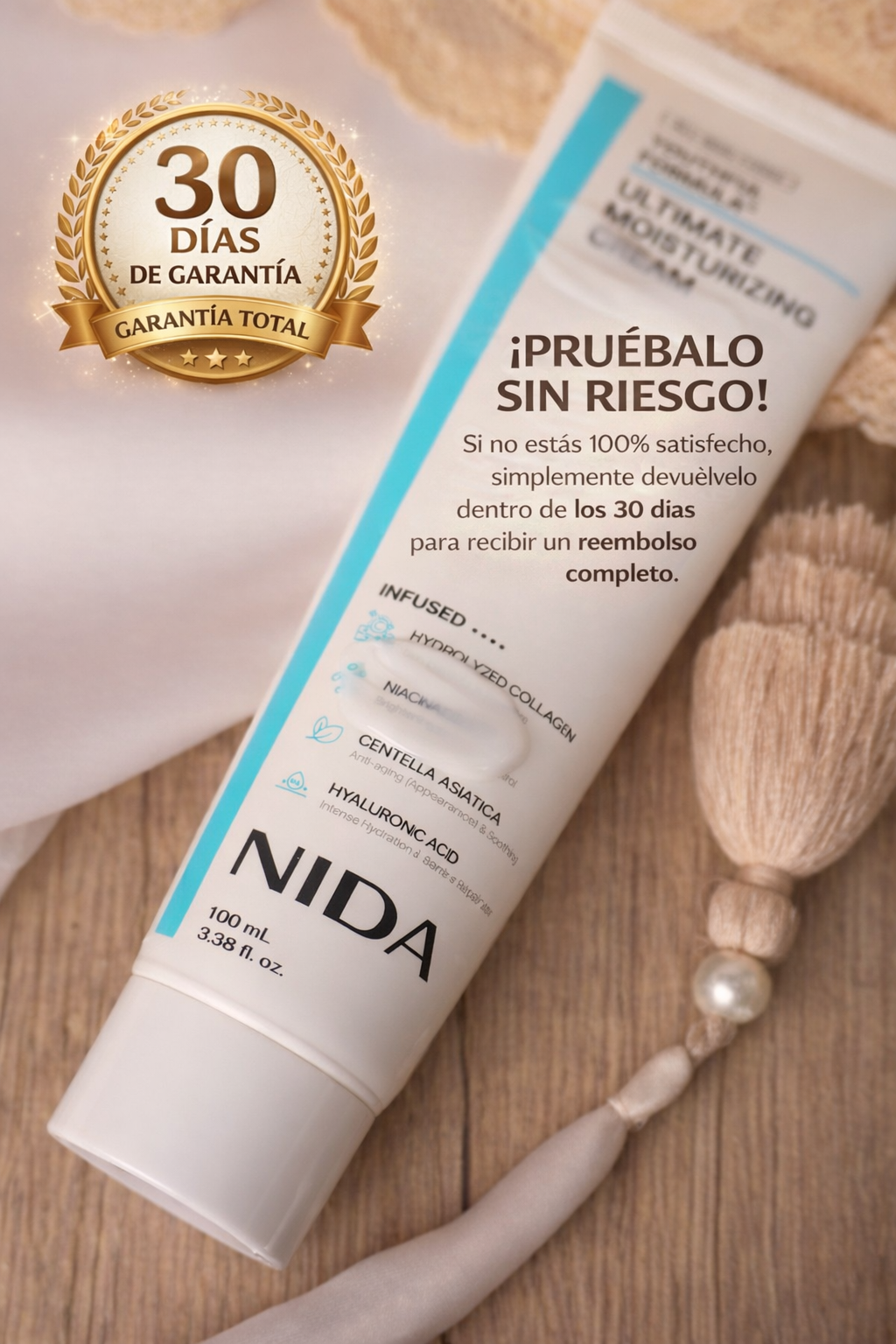 Crema NIDA – Reparación intensiva para una piel suave, firme y radiante